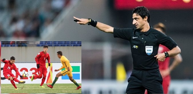 Trọng tài chính trận U23 Việt Nam vs U23 Triều Tiên: Chứng nhân kỳ tích