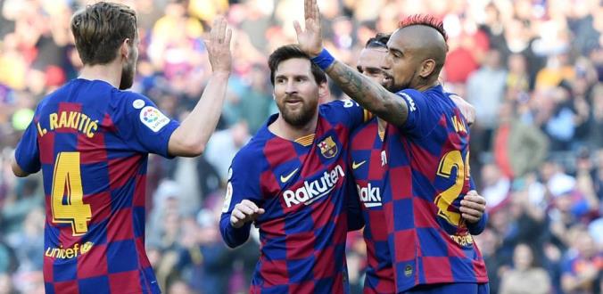 Vòng 25 La Liga: Barcelona đại thắng, Real Madrid bất ngờ bại trận