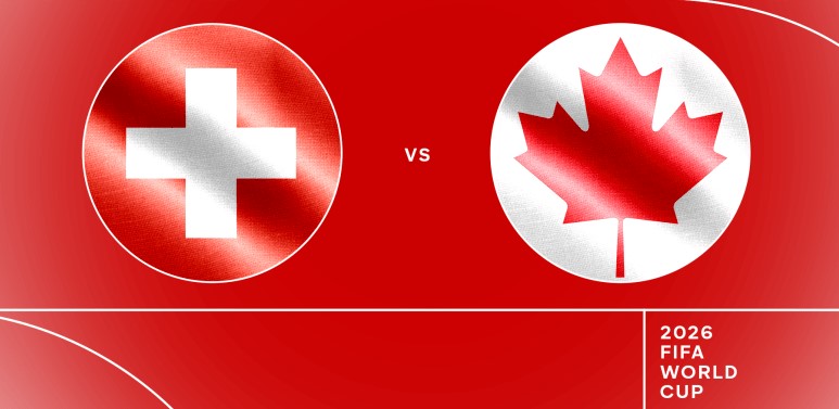 Tỷ lệ kèo Canada vs Thụy Sĩ hôm nay, 2h00 ngày 25/6 (F8)