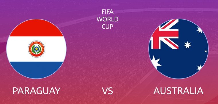 Tylekeo Paraguay vs Australia hôm nay, 9h00 ngày 26/6 (F8)