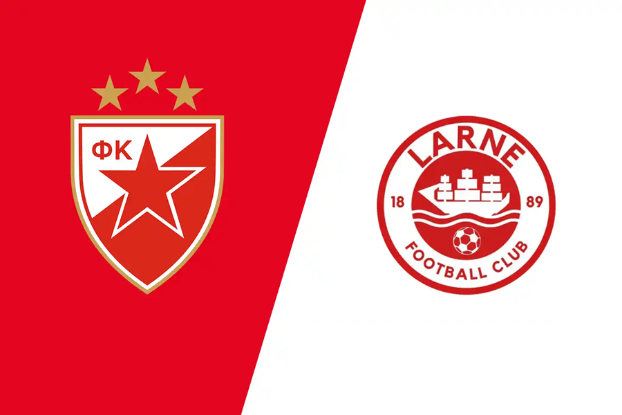 Tỷ lệ kèo Crvena Zvezda vs Larne hôm nay, 01h00 ngày 30/7