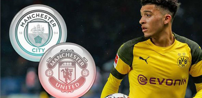 Hai CLB thành Manchester muốn có Sancho