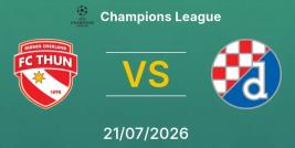 Kèo nhà cái Thun vs Dinamo Zagreb hôm nay, 1h00 ngày 22/7